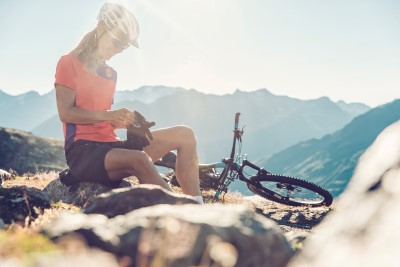 Kurze Pause auf der Höhentour